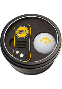 Black Iowa Hawkeyes Switchblade Golf Ball Golf Gift Set
