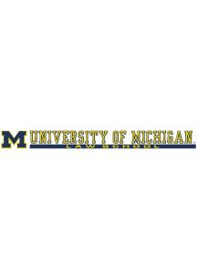 Yellow Michigan Wolverines Law School Licensed Mark Decal