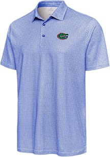 Antigua Florida Gators Mens Blue Breeze Short Sleeve Polo
