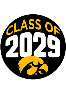 Yellow Iowa Hawkeyes 3&quot; Class of 2029 Button