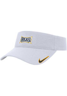 Nike Drexel Dragons Mens White Ace Adjustable Visor