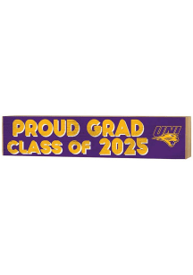 KH Sports Fan Northern Iowa Panthers 3x13 Block Sign Class of 2025 Sign - Purple