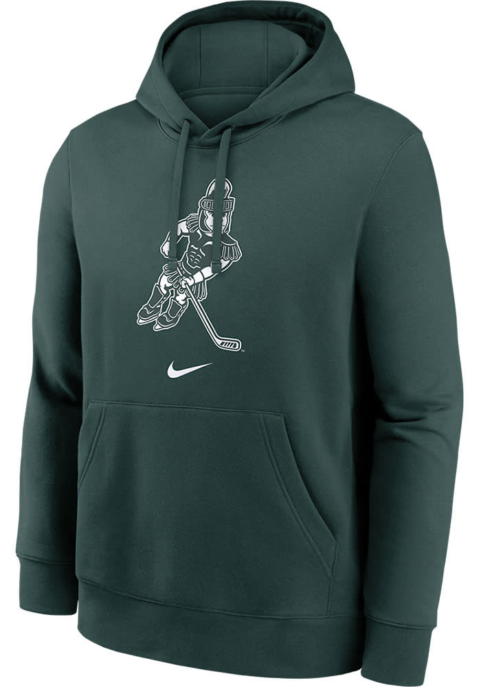 men's nike white michigan state spartans local performance pullover hoodie