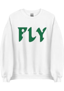 Philadelphia Mens White Fly Long Sleeve Crew Sweatshirt