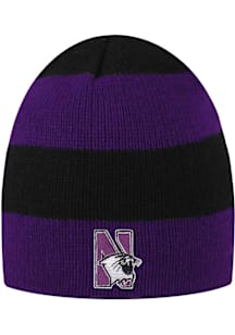 LogoFit Northwestern Wildcats Black Columbia Mens Knit Hat