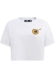 Pro Standard San Diego Padres Womens White Classic Short Sleeve T-Shirt