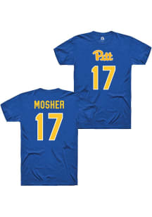 Brooke Mosher Rally Mens Blue Pitt Panthers NIL Shirzees Player T Shirt