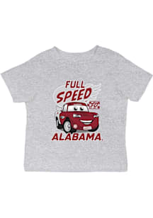 Vive La Fete Alabama Crimson Tide Infant Full Speed Short Sleeve T-Shirt Grey