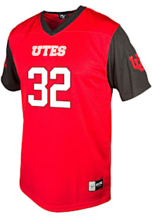 Omar Shah  Genuine Collective Utah Utes Red Football NIL Football Jersey