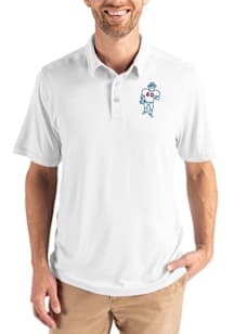 Cutter and Buck Tennessee Titans Mens White Historic Coastline Eco Short Sleeve Polo