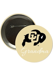 Colorado Buffaloes 3" Grandma Button - Black
