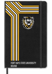 Fort Hays State Tigers School Bound team logo Notebook and Folder - Black