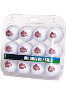 White Ohio State Buckeyes 2024 Football National Champions One Dozen Golf Balls