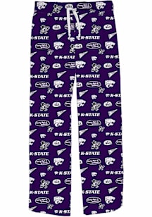 Vive La Fete K-State Wildcats Youth Purple Impressions Sleep Pants