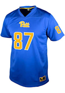 Jake Overman  Genuine Collective Pitt Panthers Blue Football NIL Football Jersey