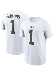 Micah Parsons Green Bay Packers White Road Short Sleeve Player T Shirt
