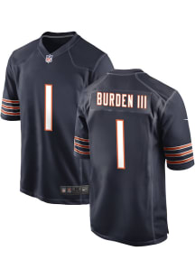 Luther Burden III  Nike Chicago Bears Navy Blue Home Football Jersey