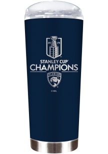 Florida Panthers 2025 Stanley Cup Champions 18 oz Roadie Stainless Steel Tumbler - Navy Blue