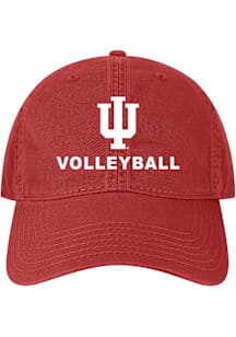 Indiana Hoosiers Volleyball Twill Adjustable Hat - Red