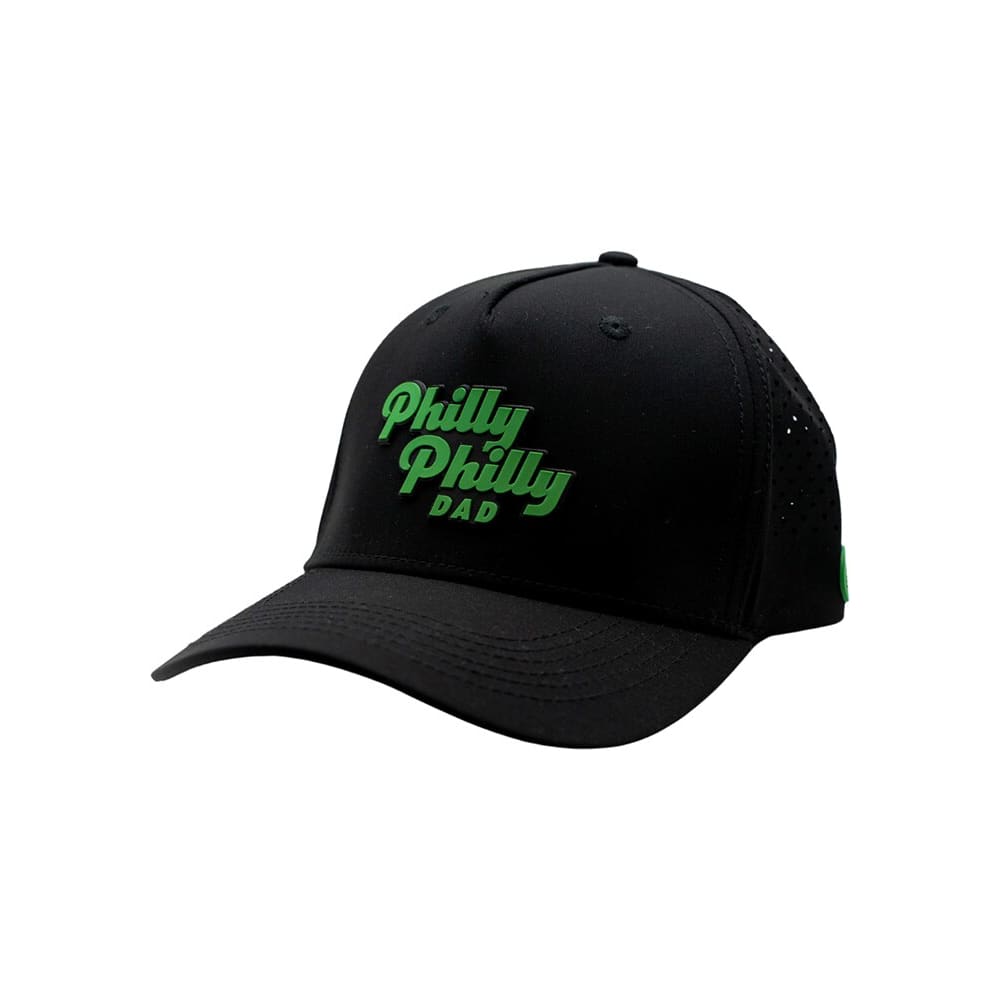Philadelphia Philly Philly Dad Performance 5-Panel Adjustable Hat - Black