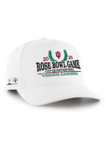 47 Indiana Hoosiers 2026 CFP Rose Bowl Hitch Adjustable Hat - White