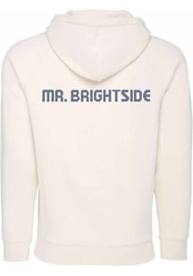 Michigan Wolverines Mens Ivory Mr. Brightside Fashion Hood