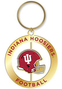 Indiana Hoosiers Football Spinner Keychain - Red