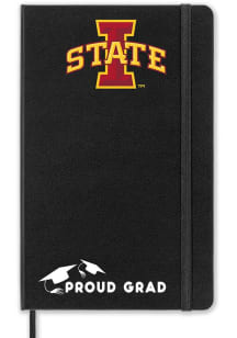 Iowa State Cyclones Proud Grad team logo Notebook and Folder - Black