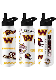 Washington Commanders 34oz Native Stainless Steel Bottle - White