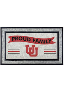 Utah Utes Proud Family 18x30 Door Mat