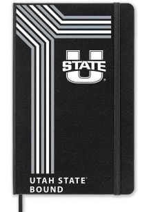 Utah State Aggies School Bound team logo Notebook and Folder - Black