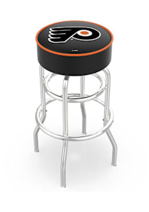 Philadelphia Flyers Double-Ring Swivel Pub Stool - Black