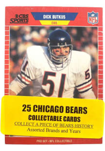 Chicago Bears 25 Pack Collectible Football Cards