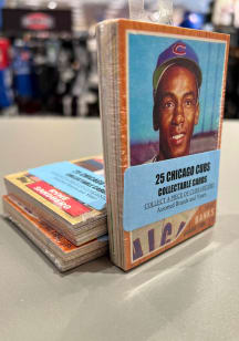 Chicago Cubs 25 Pack Collectible Baseball Cards