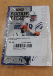 Indianapolis Colts 25 Pack Collectible Football Cards