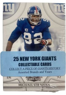 New York Giants 25 Pack Collectible Football Cards