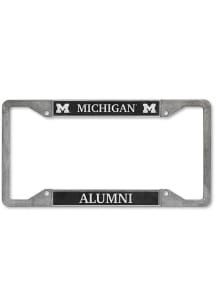 Michigan Wolverines Alumni Pewter License Plate Frame