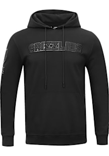 Pro Standard Memphis Grizzlies Mens Black Triple Black Long Sleeve Hoodie