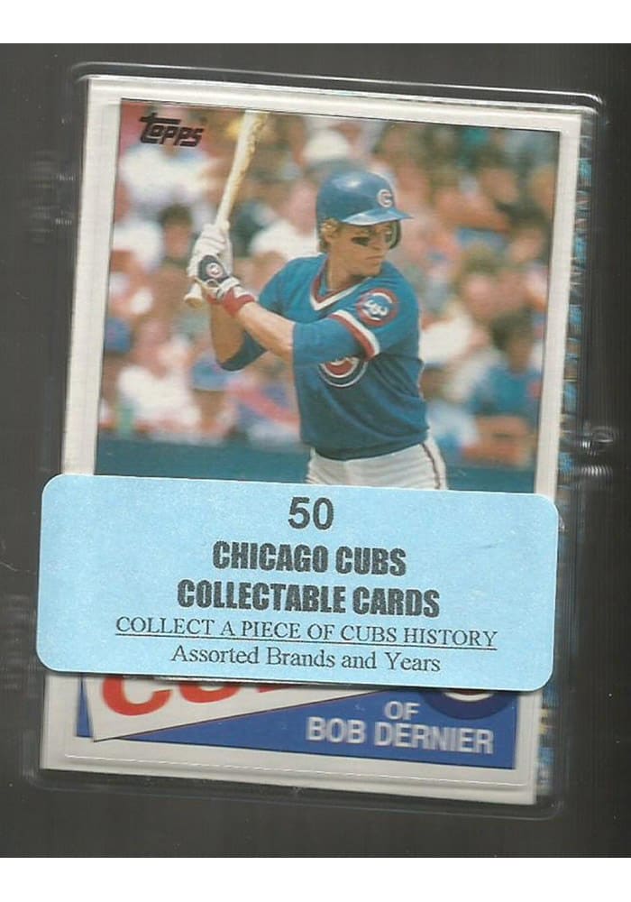 Chicago Cubs 50 Pack Collectible Baseball Cards