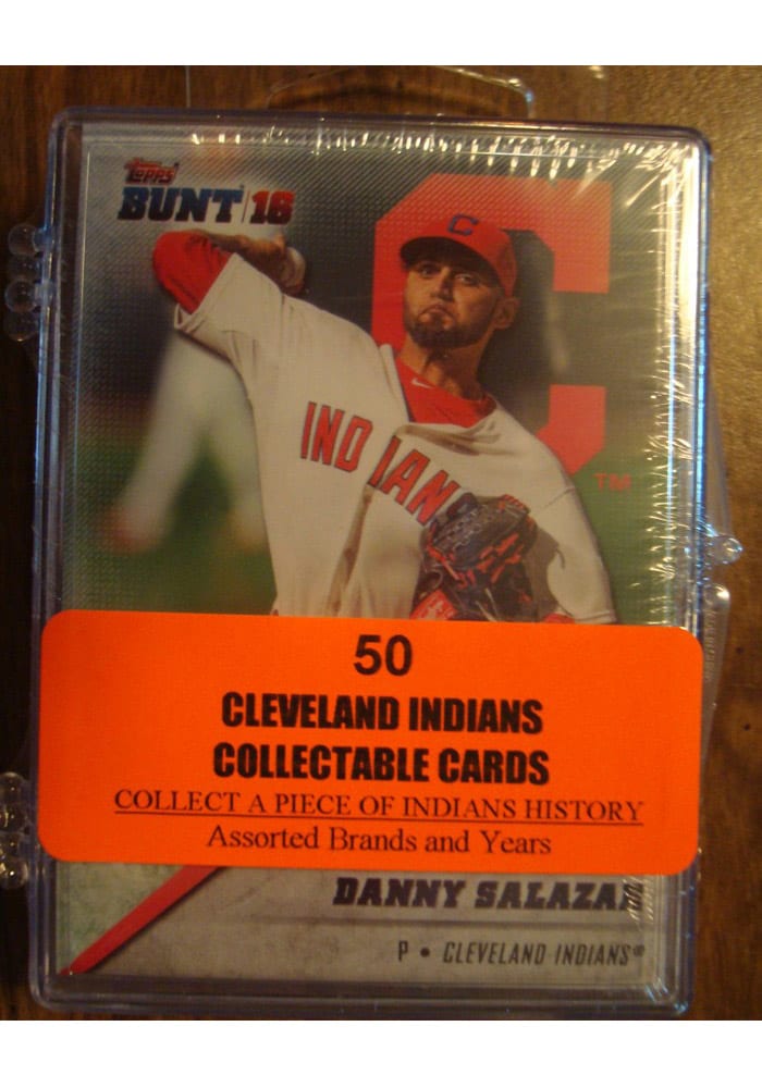Cleveland Indians 50 Pack Collectible Baseball Cards