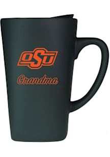 Oklahoma State Cowboys 16oz Grandma Soft Touch Ceramic Mug - Black
