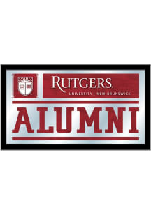 Rutgers Scarlet Knights Alumni Hanging Back Bar Mirror