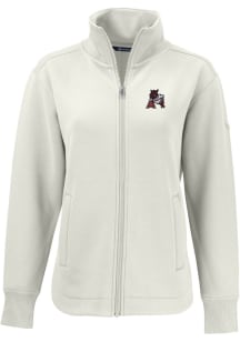 Cutter and Buck Arkansas Razorbacks Womens White Vault Roam Light Weight Jacket
