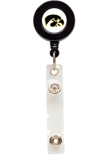 Black Iowa Hawkeyes Opaque Vertical ID Badge Holder