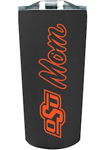 Oklahoma State Cowboys 18oz Soft Touch Mom Stainless Steel Tumbler - Black