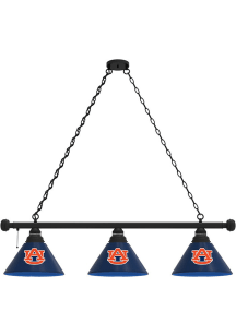 Auburn Tigers 3 Shade Black Billiard Lamp