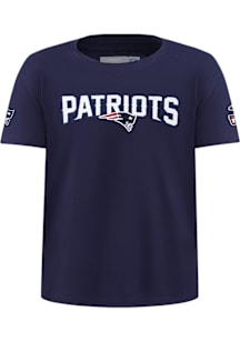 Pro Standard New England Patriots Toddler Navy Blue Classic Chenille Short Sleeve T-Shirt