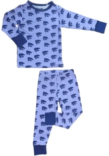 Toddler Lavender K-State Wildcats Top and Bottom Loungewear Sleep Pants