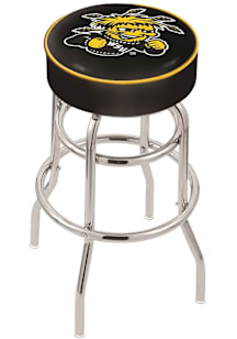 Wichita State Shockers Double-Ring Swivel Pub Stool - Black