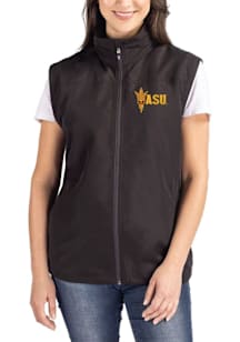 Cutter and Buck Arizona State Sun Devils Womens Black Charter Vest